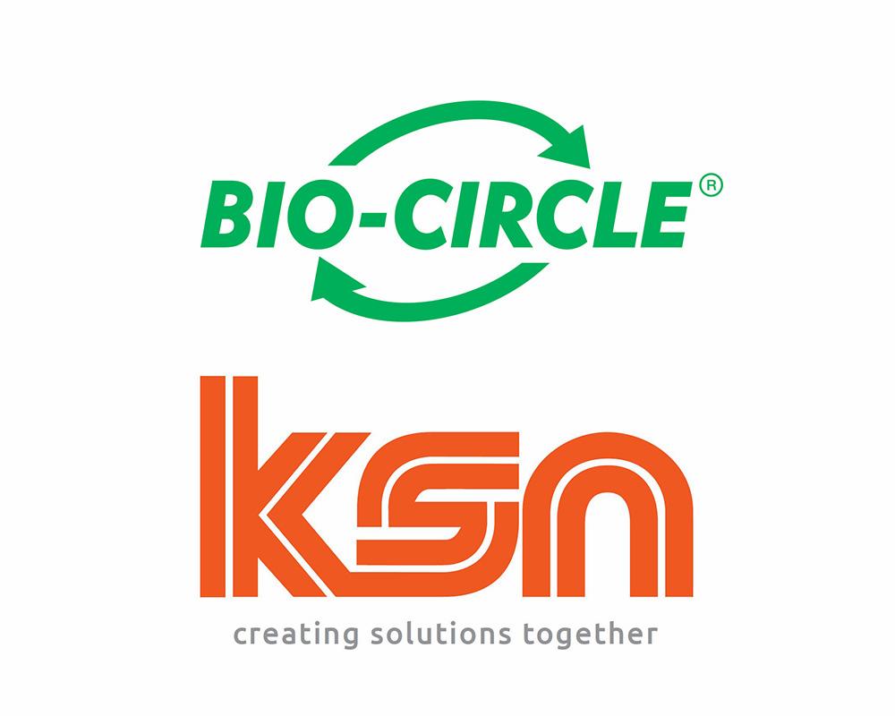 Logoer fra KSN og Bio-Circle, samarbejdspartnere